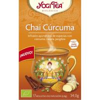 Té chai cúrcuma YOGI TEA, caja 34 g
