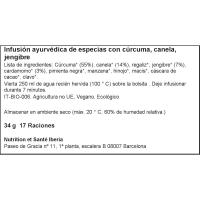 Té chai cúrcuma YOGI TEA, caja 34 g