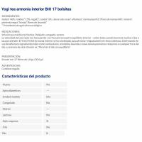 Té armonía interior YOGI TEA, caja 30,6 g