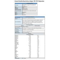 Multivitaminico para mujer ONEVIT, bote 60+30 cápsulas