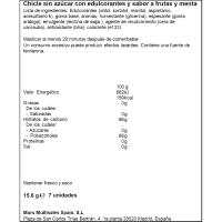 Chicle RF bubble Lc ORBIT, paquete 15 g