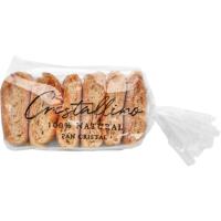 Pan cristallino precortado EROSKI, paquete 300 g