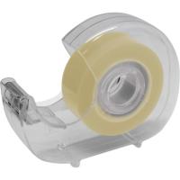 Cinta adhesiva transparente con portarollos BISMARK, 33x19 mm, 1 ud