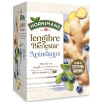 Infusión de jengibre y arándanos HORNIMANS, caja 15 sobres