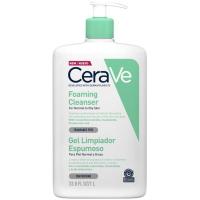 Gel limpiador espumoso CERAVE, dosificador 1 litro