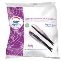 Boquerón del Mediterráneo limpio DELFIN, bolsa 500 g