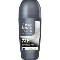 Desodorante men invisible DOVE, roll-on 50 ml