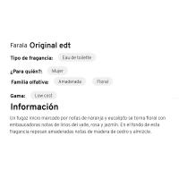 Colonia para mujer FARALA, vaporizador 150 ml