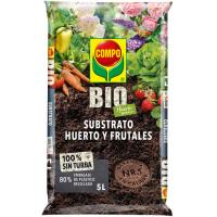 Sustrato huerto y frutales COMPO BIO, saco 5 litros