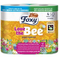 Papel higiénico Love In The Bee FOXY, paquete 4 rollos
