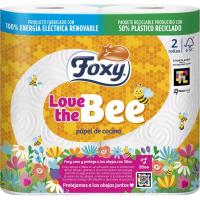 Papel de cocina Love In The Bee FOXY, paquete 2 rollos
