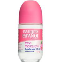 Desodorante rosa mosqueta INSTITUTO ESPAÑOL, roll on 75 ml