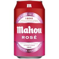 Cerveza MAHOU ROSE, lata 33 cl