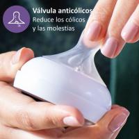 AVENT NATURAL RESPONSE T2 Tetina, fluxu geldoa, 0M+, sorta 2 ale