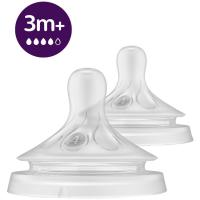 TetinaT4 flujo rápido 3M+ AVENT NATURAL RESPONSE, pack 2 uds