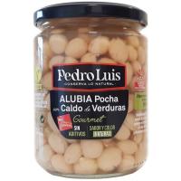 Pocha con caldo de verduras PEDRO LUIS, frasco 445 g