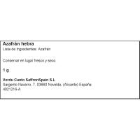 Azafrán en hebras POTE, tarro 1 g