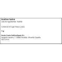 Azafrán en hebras POTE, tarro 1 g