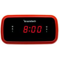 Radioreloj despertador digital rojo FRD60RD SUNSTECH