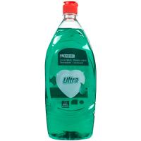 Lavavajillas a mano verde EROSKI, botella 1,3 litros