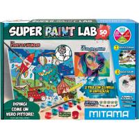 Set para pintar, contiene: pinceles, cuadro c/bastidor, colores y gemmas MITAMA