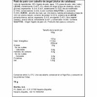 Paté de pato con dulce de calabaza MATIKO, blister 75 g
