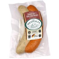 Salchichas dúo Frankfurt y Grillbratwurst WESTFALIA, sobre 180 g
