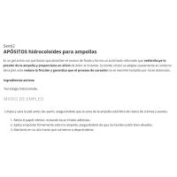 Apósitos hidrocoloides para ampollas SENTI2, caja 5 uds