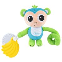 Monito sonajero mordedor de peluche para carro, edad rec 3-24 meses CHICCO