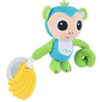 Monito sonajero mordedor de peluche para carro, edad rec 3-24 meses CHICCO