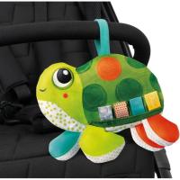 Mi Primera Tortuguita, sonajero de tela multicolor, edad rec 0-18 meses CHICCO