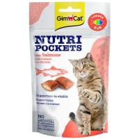Snack de cereal crujiente sabor salmón NUTRIPOCKETS, bolsa 60 g