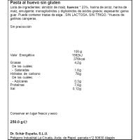 Pasta lasaña sin gluten SCHAR, caja 250 g