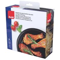 Recipiente redondo en acero esmaltado para freidora de aire IBILI, Ø18