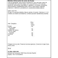 Bebida refrescante multifrutas FUENSANTA, botellín 33 cl