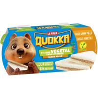 Relleno vegetal sabor pollo para sandwich LA PIARA, pack 2x75 g