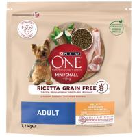 Alimento de pollo para perro mini ONE, bolsa 1,2 kg