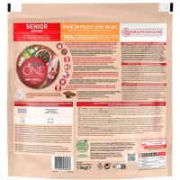Alimento de pollo y arroz para perro senior ONE, bolsa 1,5 kg