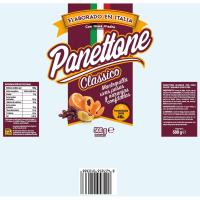 Panettone de mantequilla y fruta EUGOBA, 1 ud, 500 g