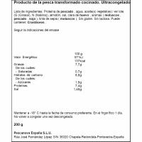 Anguriñas PESCANOVA, bandeja 200 g