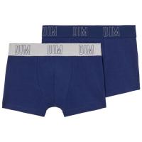 Bóxer infantil algodón orgánico, marino talla 12 DIM, pack 2 uds