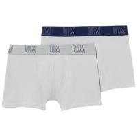 Bóxer infantil algodón orgánico, gris talla 12 DIM, pack 2 uds