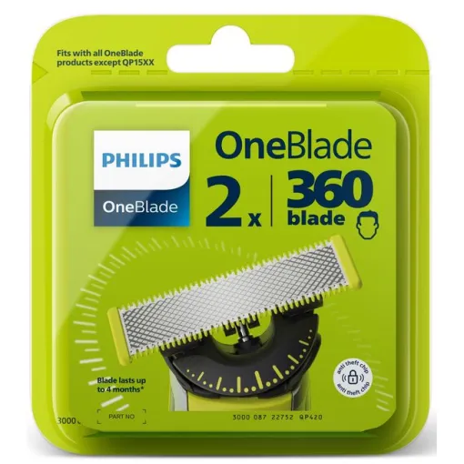 Cuchilla flexible OneBlade 360, 2 unidades