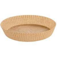 Molde de papel para freidora de aire redondo, Ø20-24x 4.5 cm ALGON, pack 20 uds