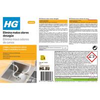 Elimina olor de desague HG, botella 500 cml