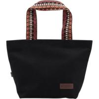 Bolsa Dynamic negra portalimentos, cremallera, interior aislante QUID, 21x12x22 cm Bolsa Dynamic negra portalimentos, cremallera, interior aislante QUID, 21x12x22 cm