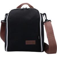 Bolso Dynamic negro portalimentos, cremallera, interior aislante QUID, 20x13x20 cm Bolso Dynamic negro portalimentos, cremallera, interior aislante QUID, 20x13x20 cm