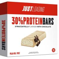 Barrita proteica straciatella JUSTLOADING, pack 3x30 g Barrita proteica straciatella JUSTLOADING, pack 3x30 g