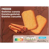 Galletas de canela EROSKI, paquete 470 g