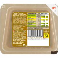 Paté de pato con cebolla caramelizada EROSKI, blister 75 g
